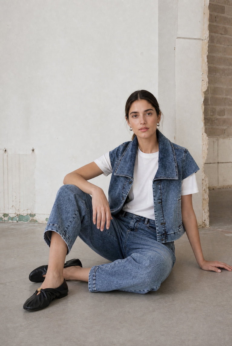 Boom denim vintage Weste | Vintage Medium