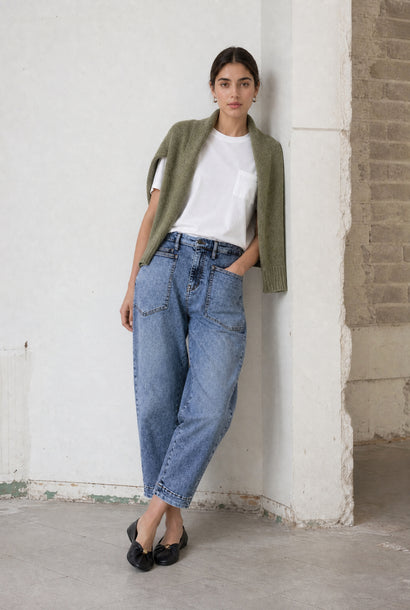 Boom Vintage Barrel Jeans | Vintage Medium