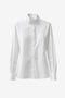 Bree katoen popeline blouse | White