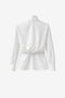 Bree katoen popeline blouse | White