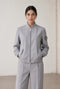 Brenzone Viskose zipper bomber | Grigio