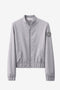 Brenzone Viskose zipper bomber | Grigio