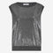 Pallino sequins top | Silver
