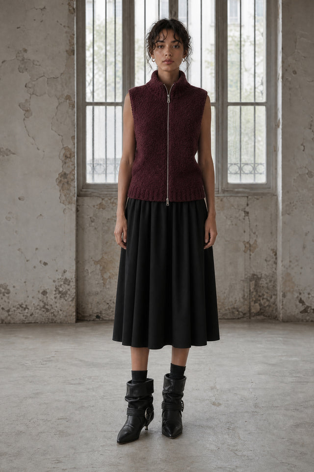 Raika skirt technical jersey Raika skirt technical jersey | Black
