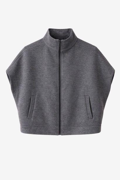 Cappa Zipper Wabenjacke 42034 | Mittelgrau