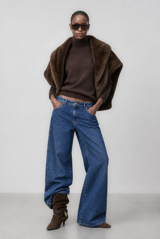 Jean barrel Sassy en denim