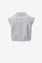 Emiko taffeta jacket | Light Grey