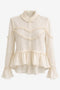 Netty bohemian style Blouse | Light Green