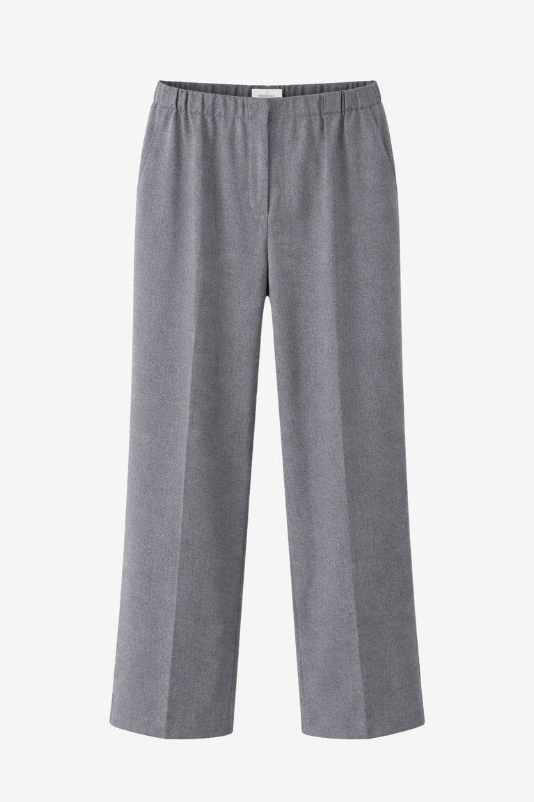 Raven viscose blend pants | Grey