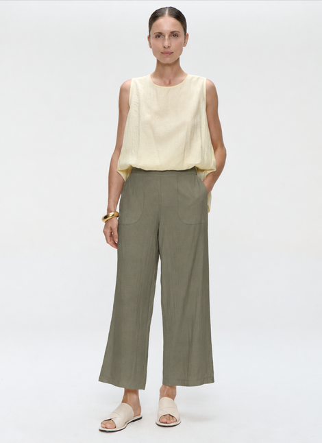 Pants viscose 23202 | Salvia