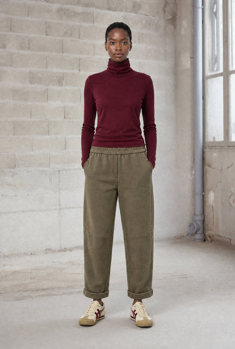 Janice Viskose top | Bordeaux