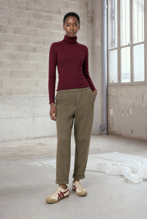 Janice Viskose top | Bordeaux