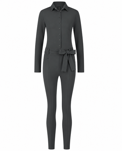 Jumpsuit Diana Easy Wear technischer Jersey | Nachtgrau