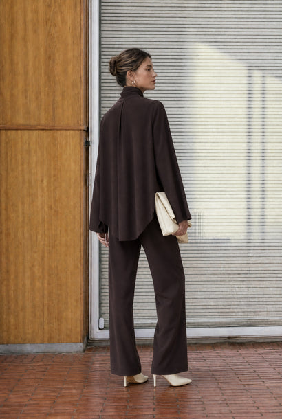 Dolche Vita technisch top-shirt | Chocolade