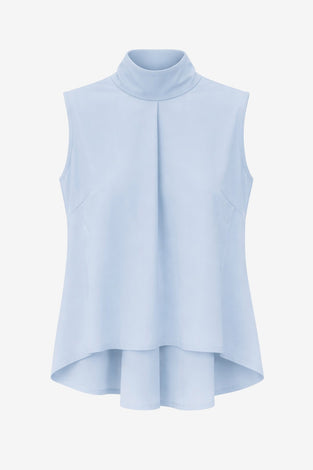 Dolche Vitas WS stretch tech jersey top | Light Blue