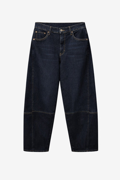 Dramak ultimate barrel-jeans | Mörkblå