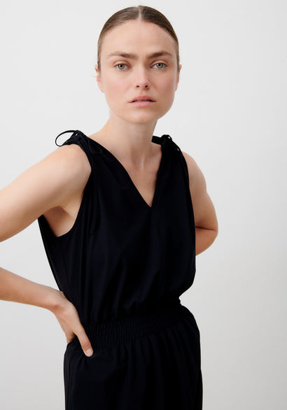 Maud Dress Technical Jersey | Black
