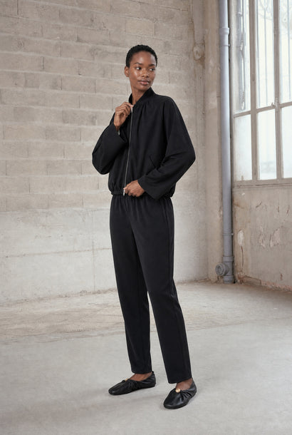 Eliana jakke Technical Jersey | Svart