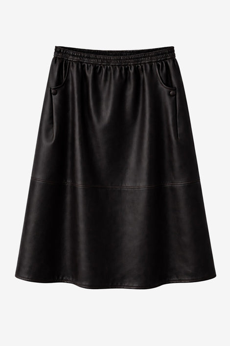 Elle eco leather rok | Black