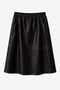 Elle eco leather skirt | Black