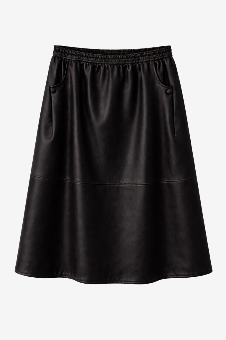 Elle eco leather rok | Black