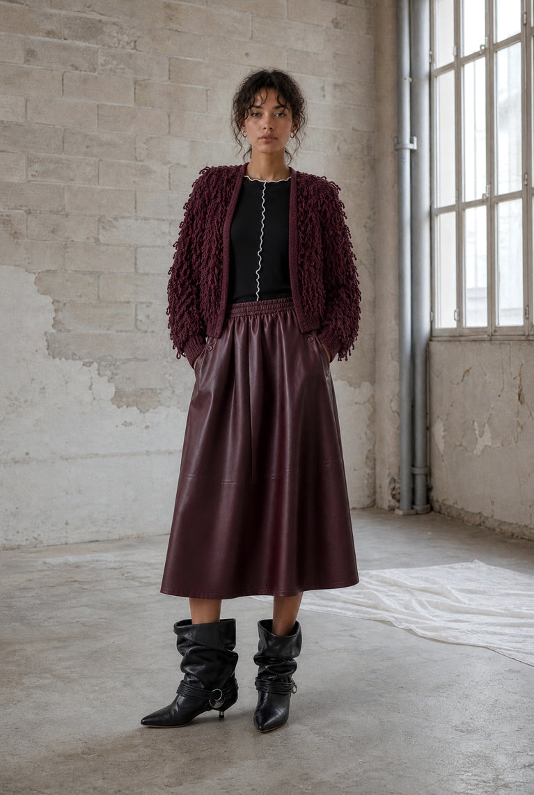 Elle eco leather Rock | Bordo