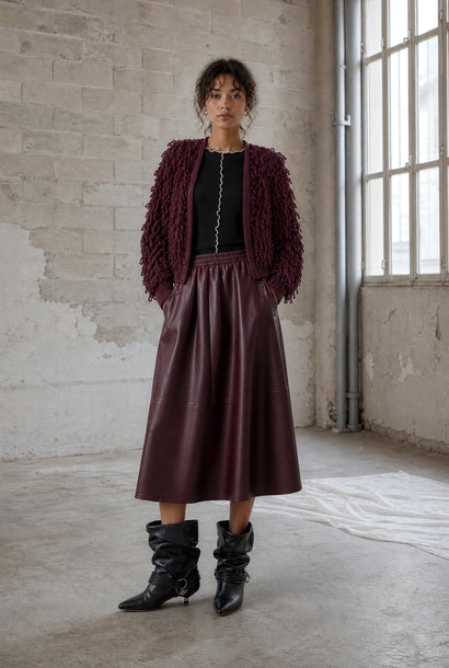 Fancy cardigan 3011 | Bordeaux