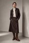 Elle eco leather rok | Dark Brown