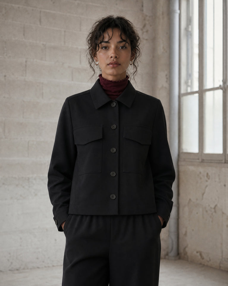 Ermanno Jacke technical jersey | Black
