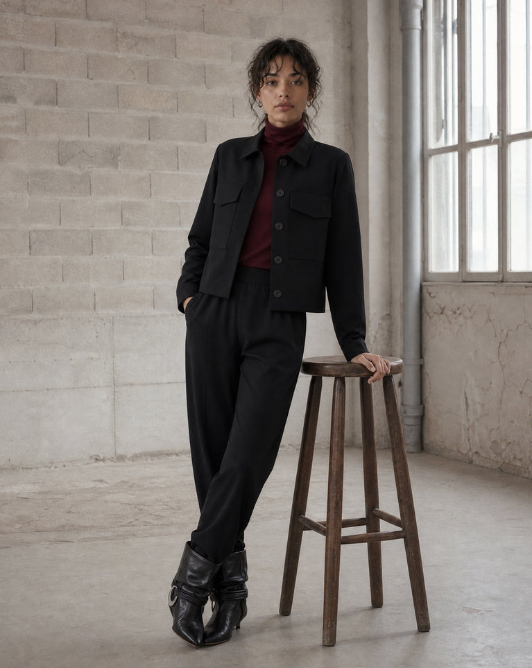 Ermanno Jacke technical jersey | Black