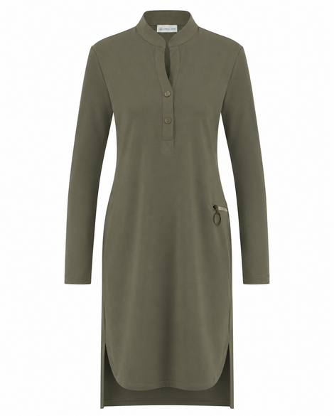 Kleid Eva Technical Jersey | Army