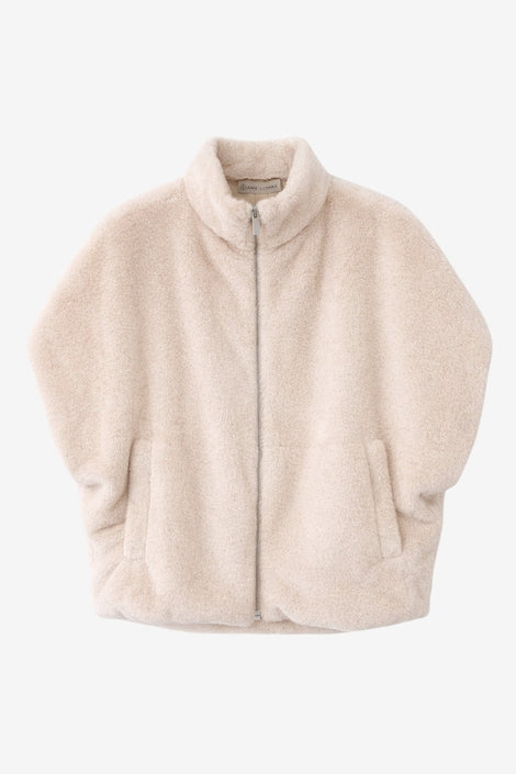 Faux fur Weste MKR 42064 | Panna