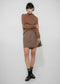 Flo check mini cottton Rock | Brown