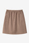 Flo check mini cottton skirt | Brown