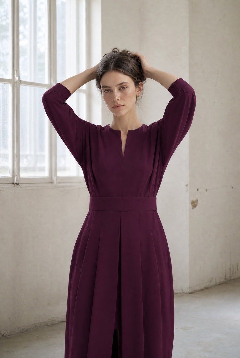 Gaara jurk technical jersey | Cherry