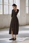 Gaara Kleid technical jersey | Chocolate