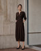 Gaara Kleid technical jersey | Chocolate