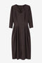 Gaara Kleid technical jersey | Chocolate