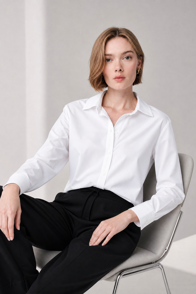 Iva blouse technical jersey Iva blouse technical jersey | White