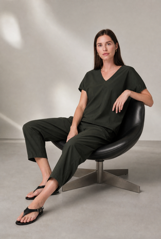 Isabelle top technical jersey | Army