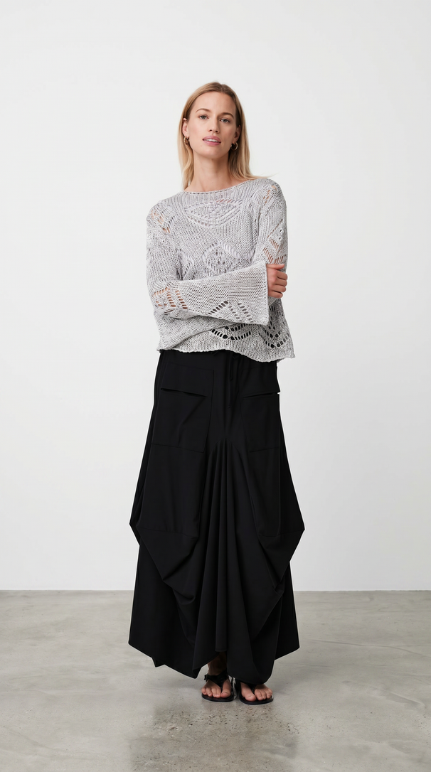 Nell skirt technical jersey Nell skirt technical jersey | Black