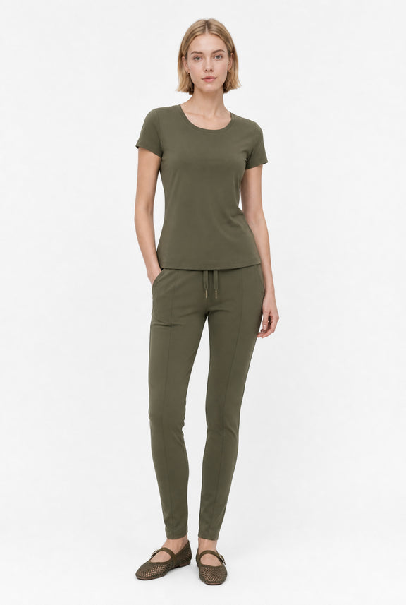 T-Shirt Sara Easy Wear Technical Jersey | Army