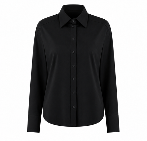 Ivona Bluse technical jersey | Black