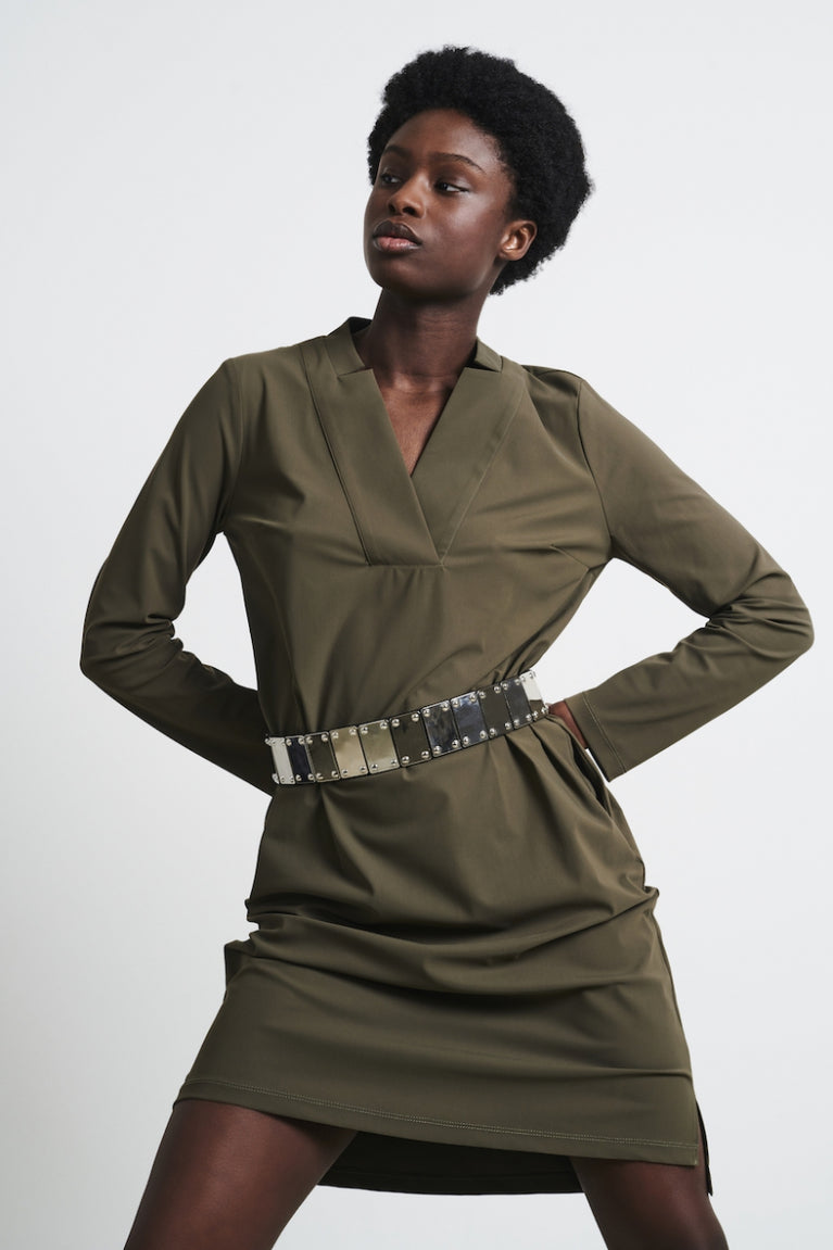 Jurk Kelly Technical Jersey | Army