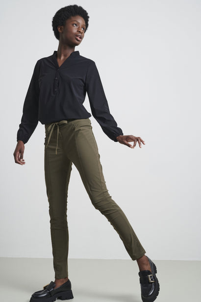Blouse Bella Technical Jersey | Zwart