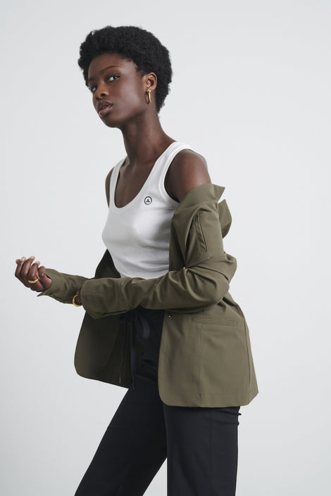 Top rips Easy Wear Organic Cotton | White