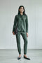 Veronica blouse technical jersey | Army