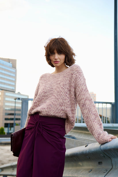 Tine skirt technical jersey | Cherry