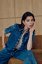 Cross hopcar denim shirt | Random Blue