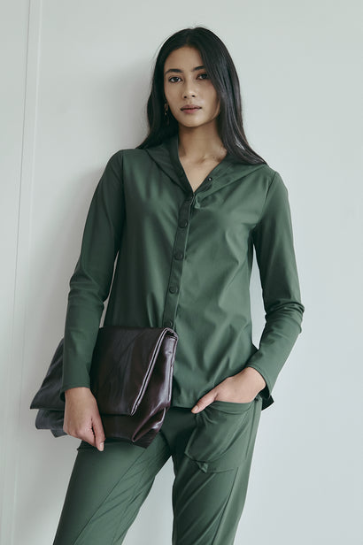 John stretch technical jersey pants | Army
